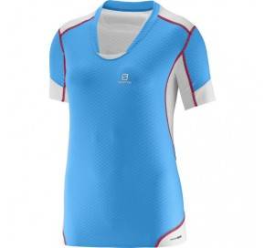 Salomon T-shirt EXO Pro Tee blue line/white