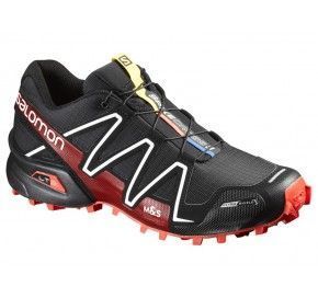 SALOMON Shoes SPIKECROSS 3 CS BLACK/RADIANT.R/WH 