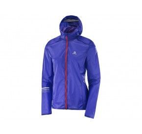 SALOMON LIGHTNING WIND HOODIE W SPECTRUM BLUE 