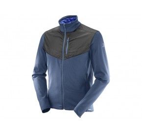 SALOMON PULSE MID REFLECTIVE JKT M Dress Blue/BK 