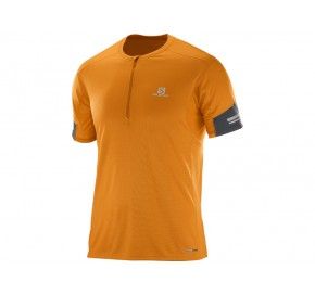 SALOMONT T Shirt AGILE HZ SS TEE M Bright Mar/Dr 