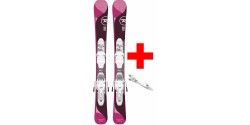 ROSSIGNOL TEMPTATION PRO (XPRESS) + XPRESS JR 7 B83 WHITE/SILVER 