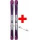 ROSSIGNOL TEMPTATION PRO (KID-X) + KID-X 4 B76 WHITE/SILVER