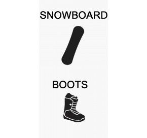 PACK SNOWBOARD + BOOTS