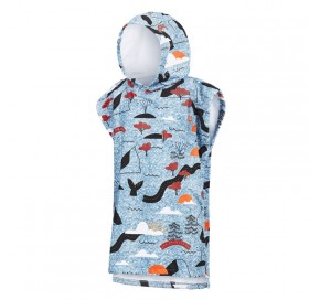 PONCHO JEUNES ENFANTS  SKETCHBOOK BLUE